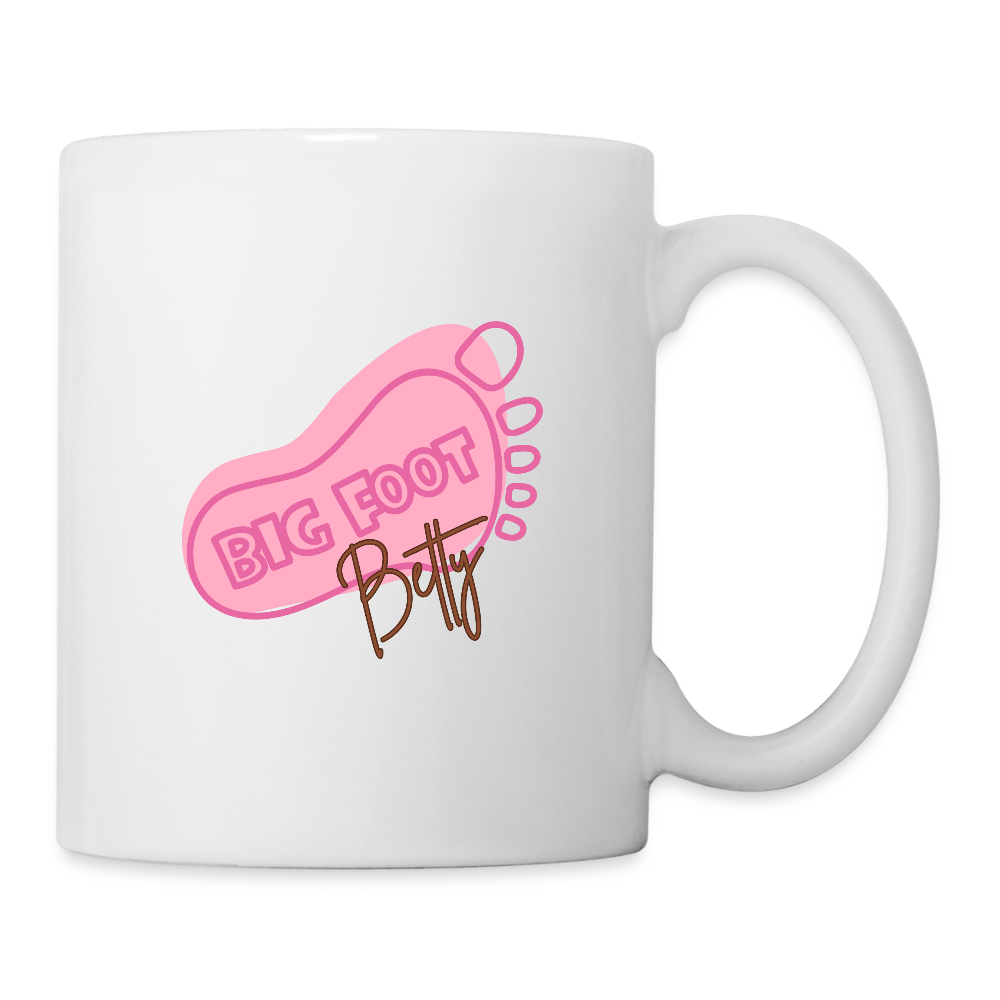Coffee/Tea Mug - BFB FootPrint - white