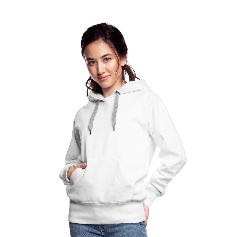 Women’s Premium Hoodie - I Believe In Her (RETRO) - white