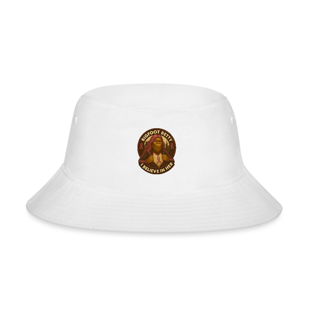 Bucket Hat - I Believe In Her (RETRO) - white