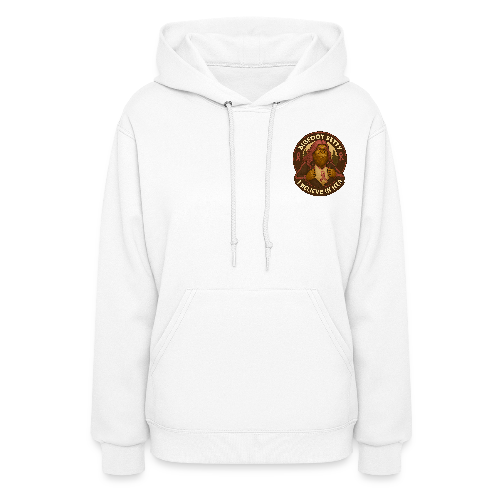 Women's Hoodie - I Believe In Her (F/B) (RETRO) - white