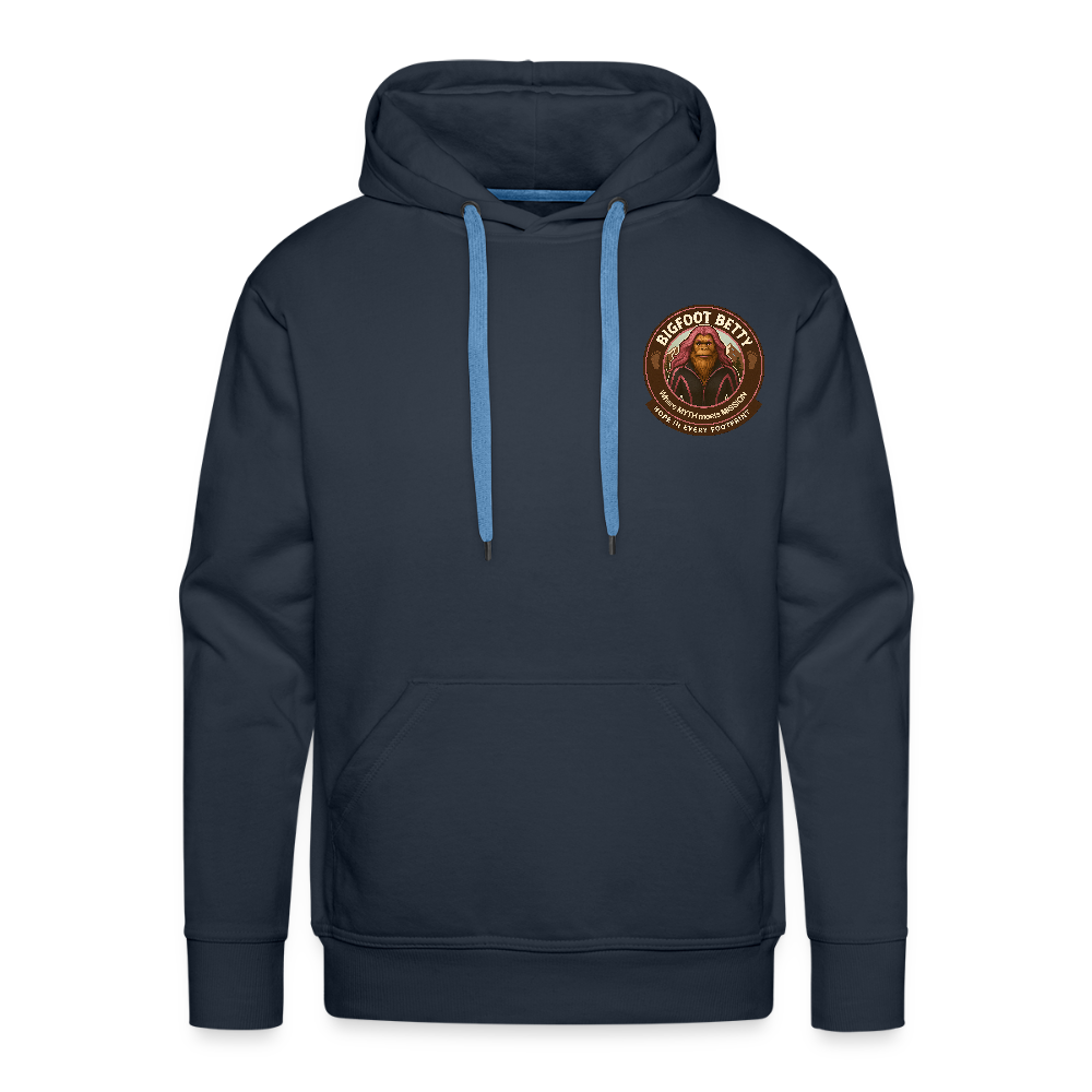 Men’s Premium Hoodie - Hope in Every Footprint (F/B) (RETRO) - navy