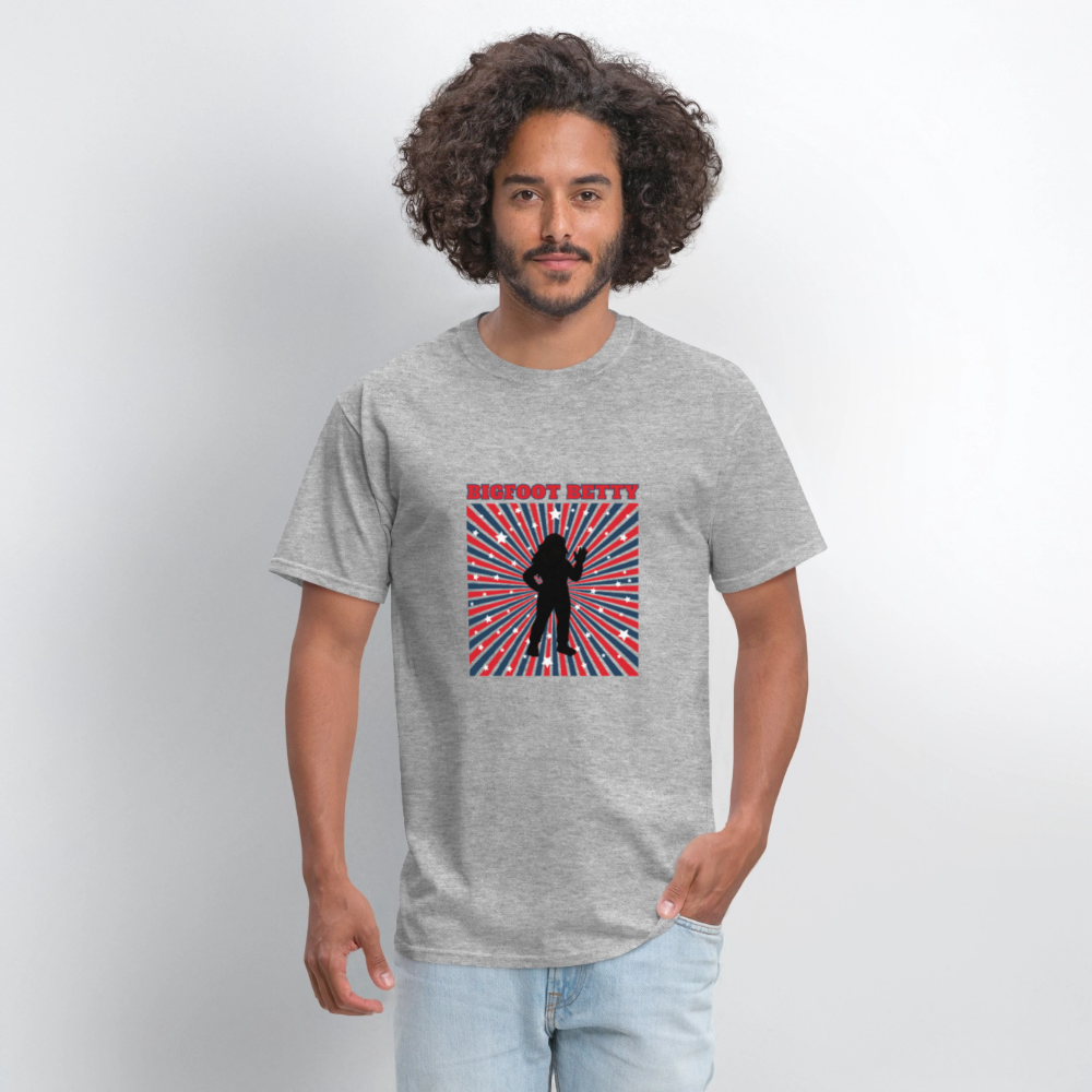 BFB July 4 - Starburst Unisex Classic T-Shirt - heather gray