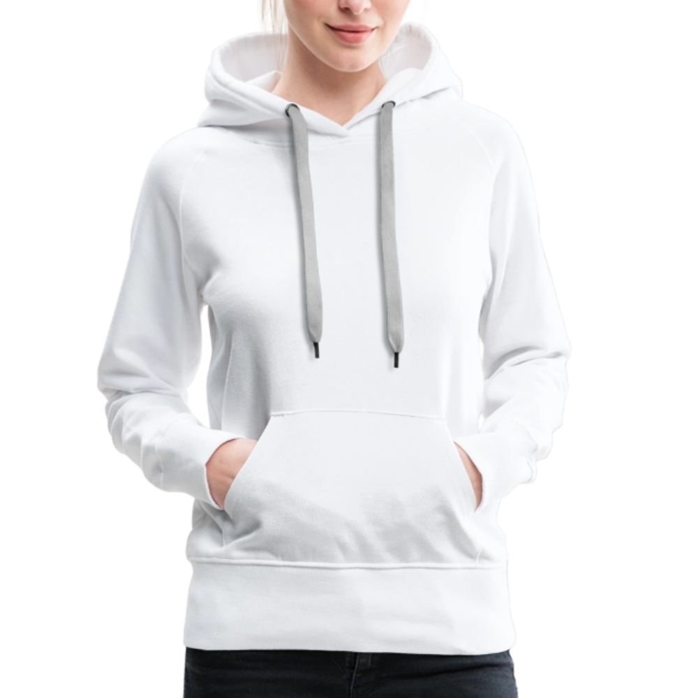 Women’s Premium Hoodie - Where Myth Meets Mission (RETRO) - white