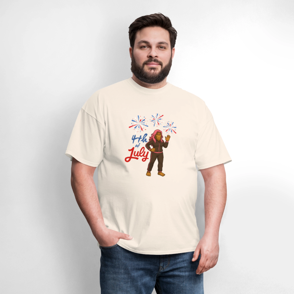 BFB July 4 - Fireworks Unisex Classic T-Shirt - natural