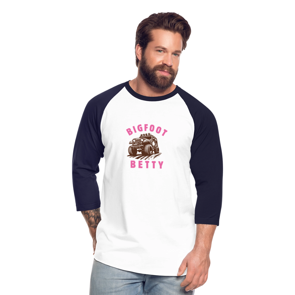 Baseball T-Shirt - BFB Jeep - white/navy