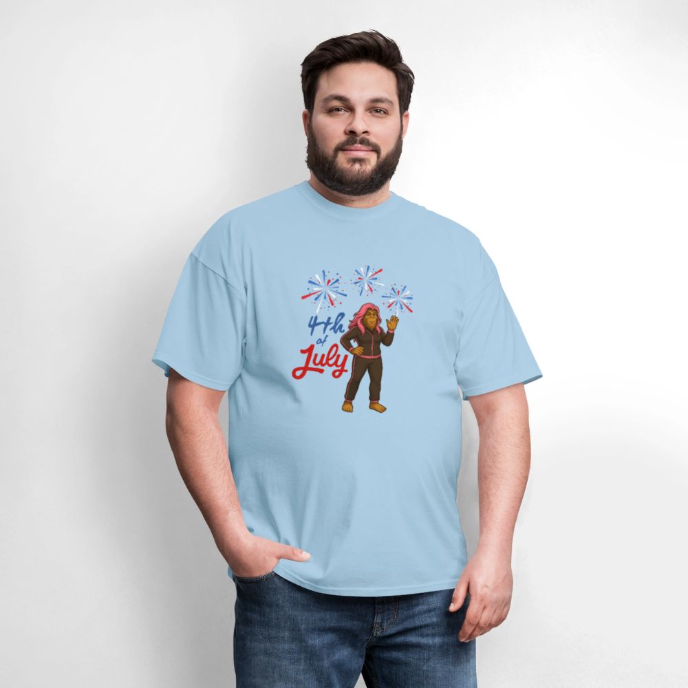 BFB July 4 - Fireworks Unisex Classic T-Shirt - powder blue