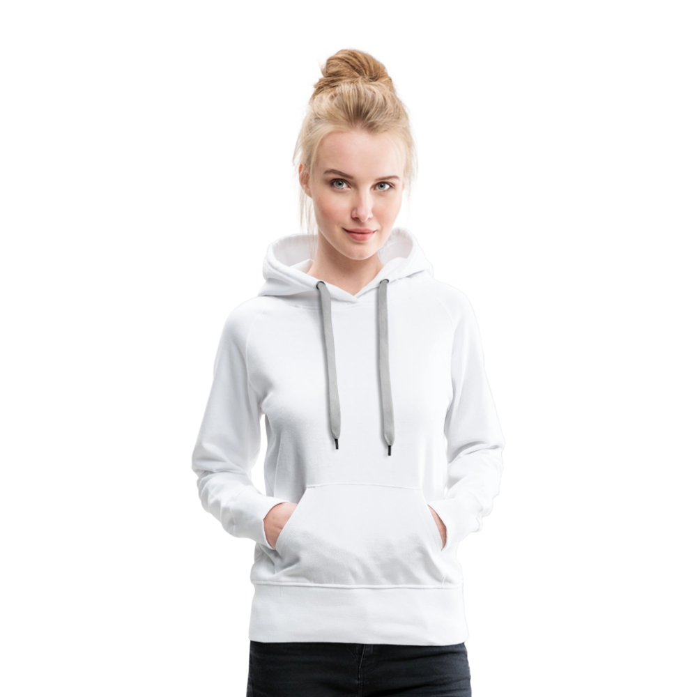 Women’s Premium Hoodie - Where Myth Meets Mission (RETRO) - white