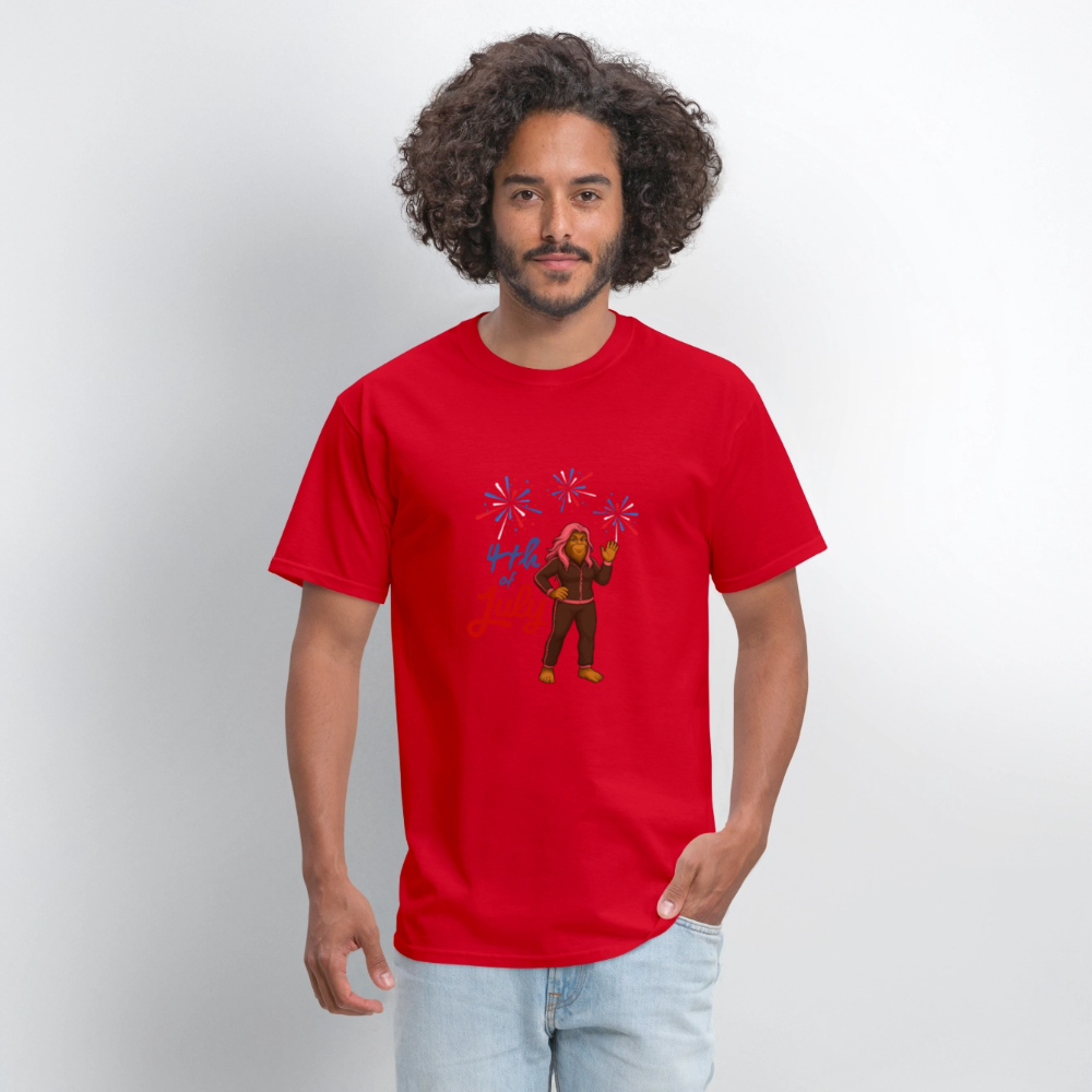 BFB July 4 - Fireworks Unisex Classic T-Shirt - red