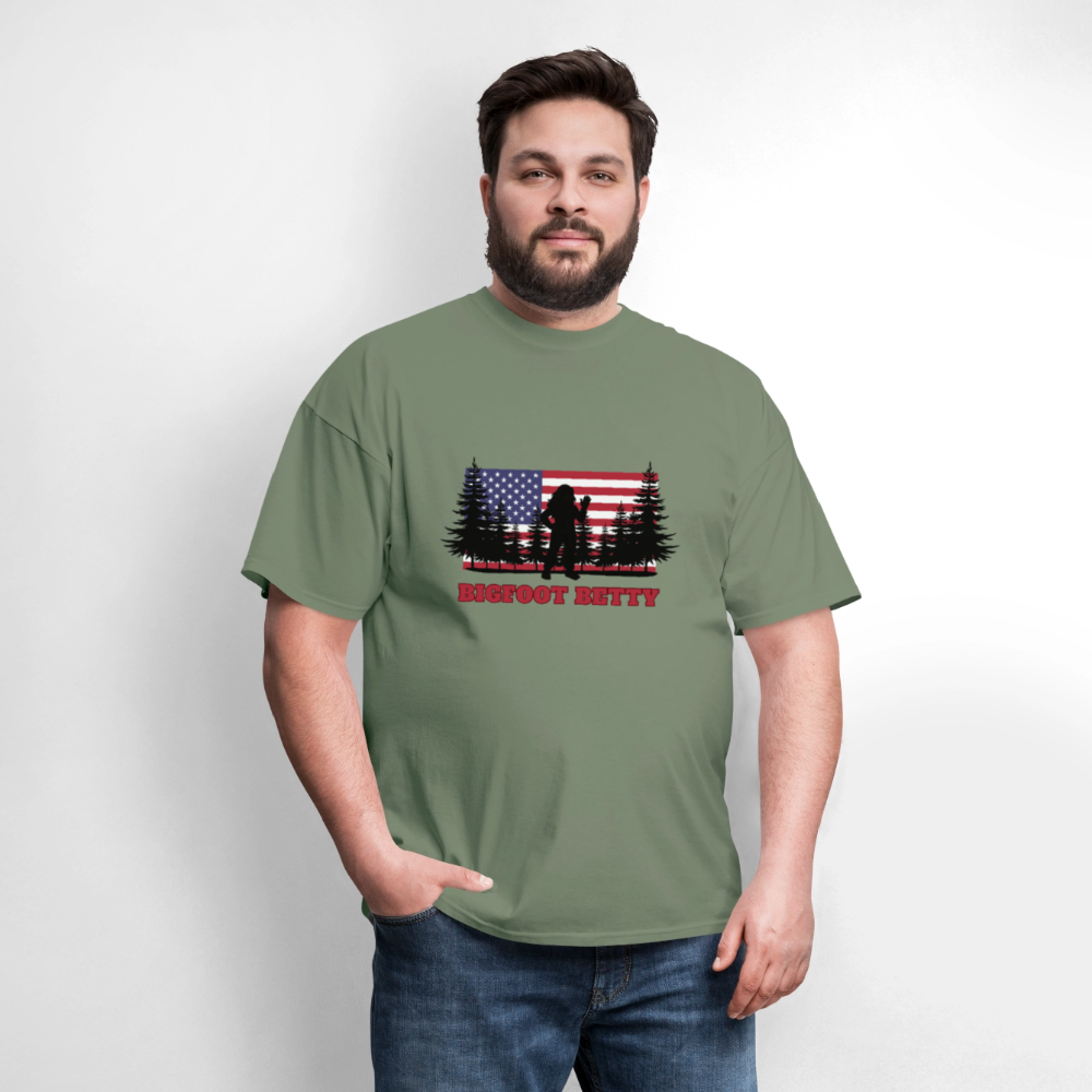BFB July 4 - Forest Flag Unisex Classic T-Shirt - military green