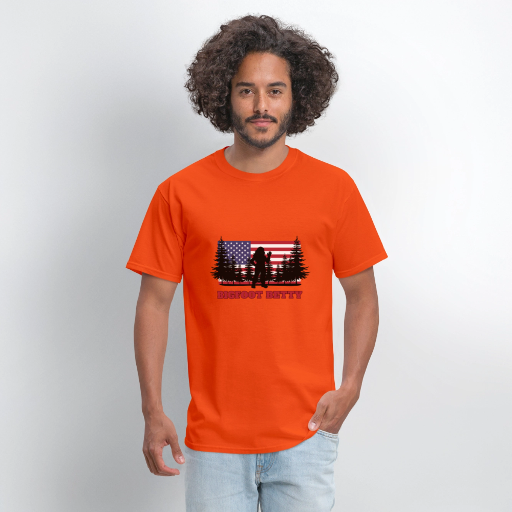 BFB July 4 - Forest Flag Unisex Classic T-Shirt - orange