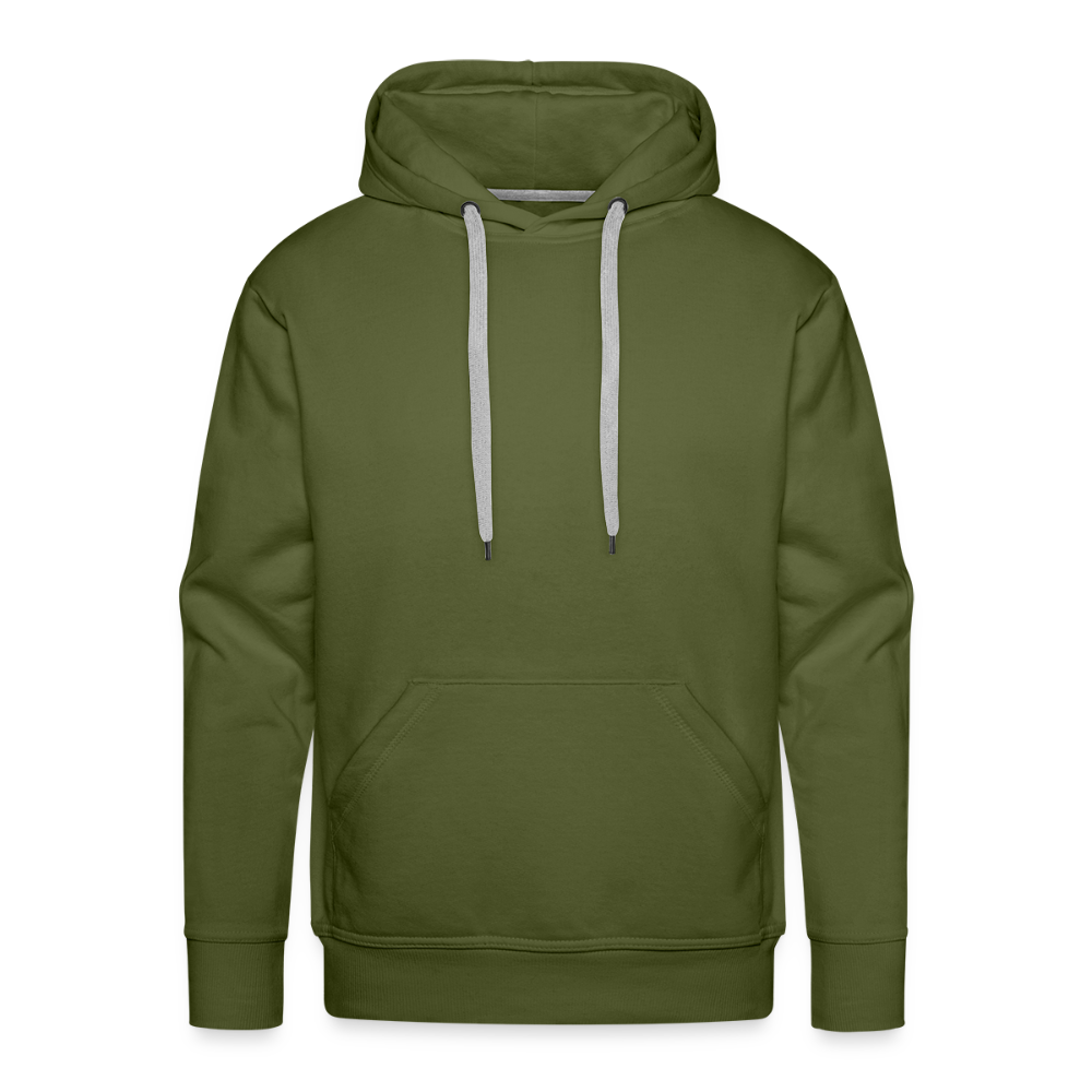 Men’s Premium Hoodie - Where Myth Meets Mission (RETRO) - olive green