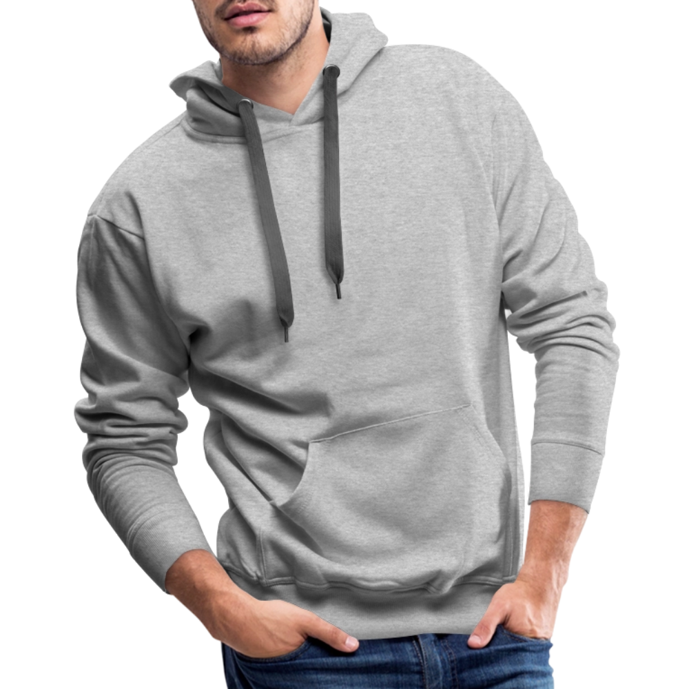 Men’s Premium Hoodie - Where Myth Meets Mission (RETRO) - heather grey
