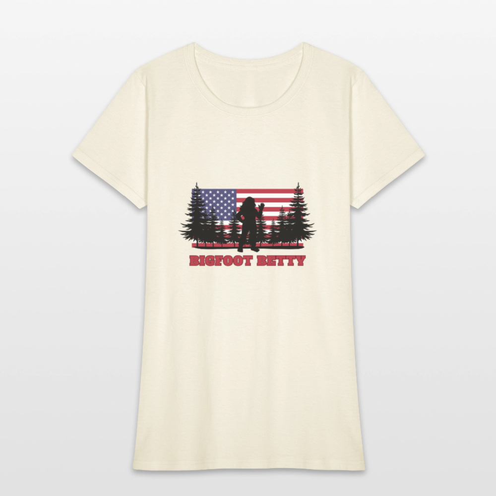 BFB July 4 - Forest Flag Women's T-Shirt - off white