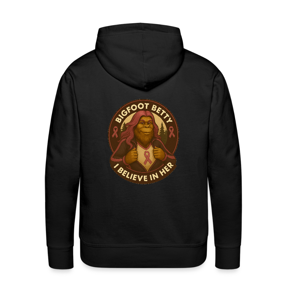 Men’s Premium Hoodie - I Believe In Her (F/B) (RETRO) - black