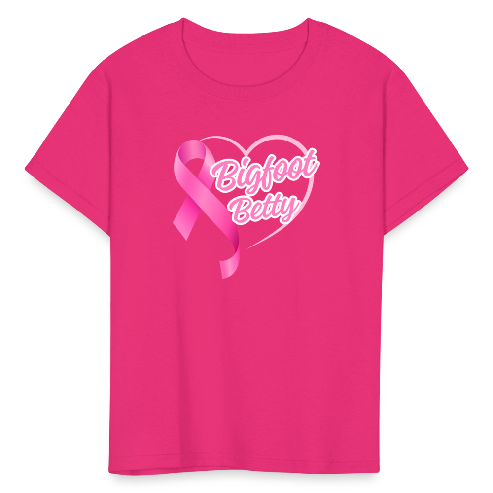Kids' T-Shirt - BFB Pink Ribbon - fuchsia