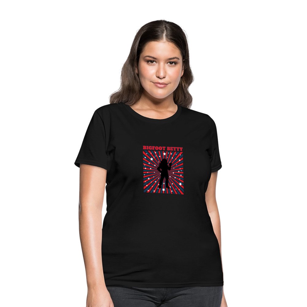 BFB July 4 - Starburst Women's T-Shirt - black