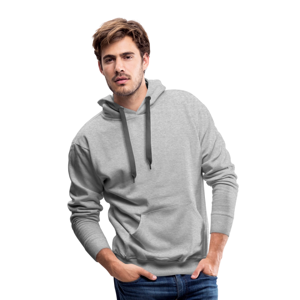 Men’s Premium Hoodie - Where Myth Meets Mission (RETRO) - heather grey
