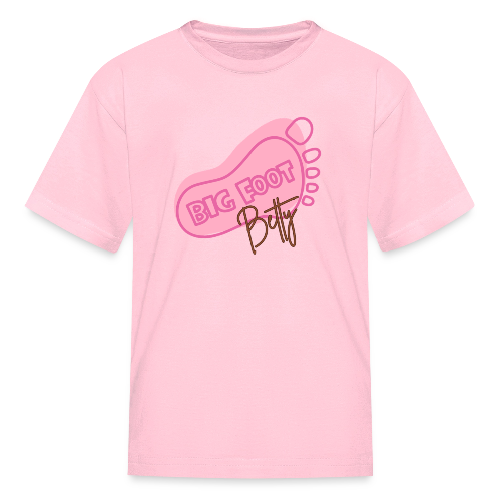 Kids' T-Shirt - BFB FootPrint - pink