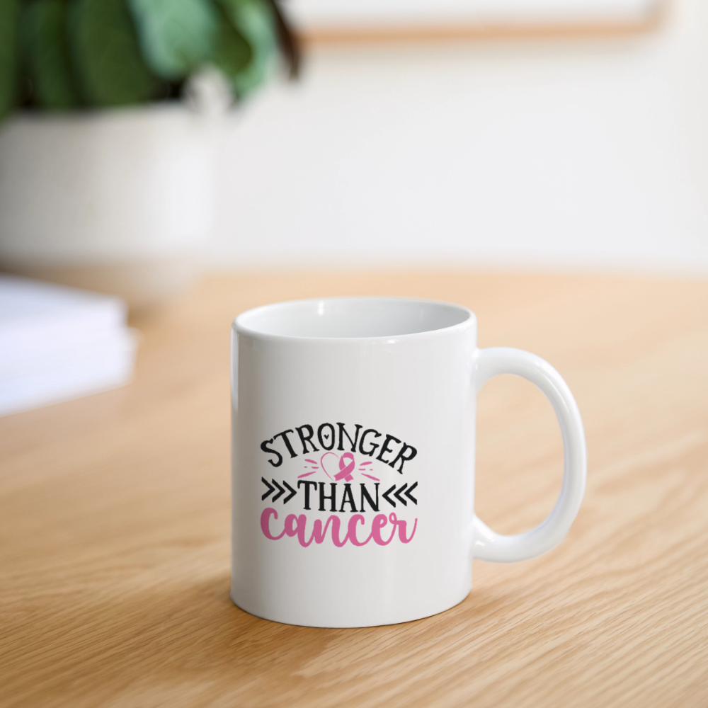 Stronger than Cancer Coffee/Tea Mug - white
