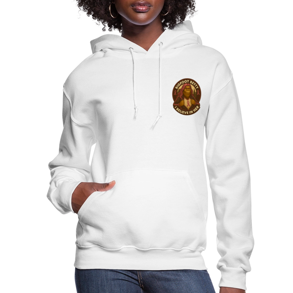Women's Hoodie - I Believe In Her (F/B) (RETRO) - white