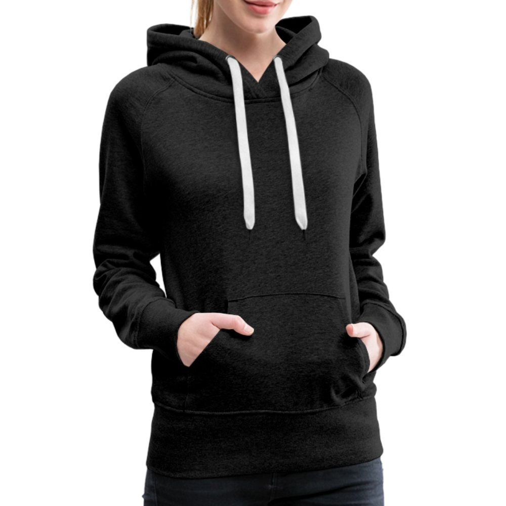Women’s Premium Hoodie - Hope in Every Footprint (RETRO) - charcoal grey