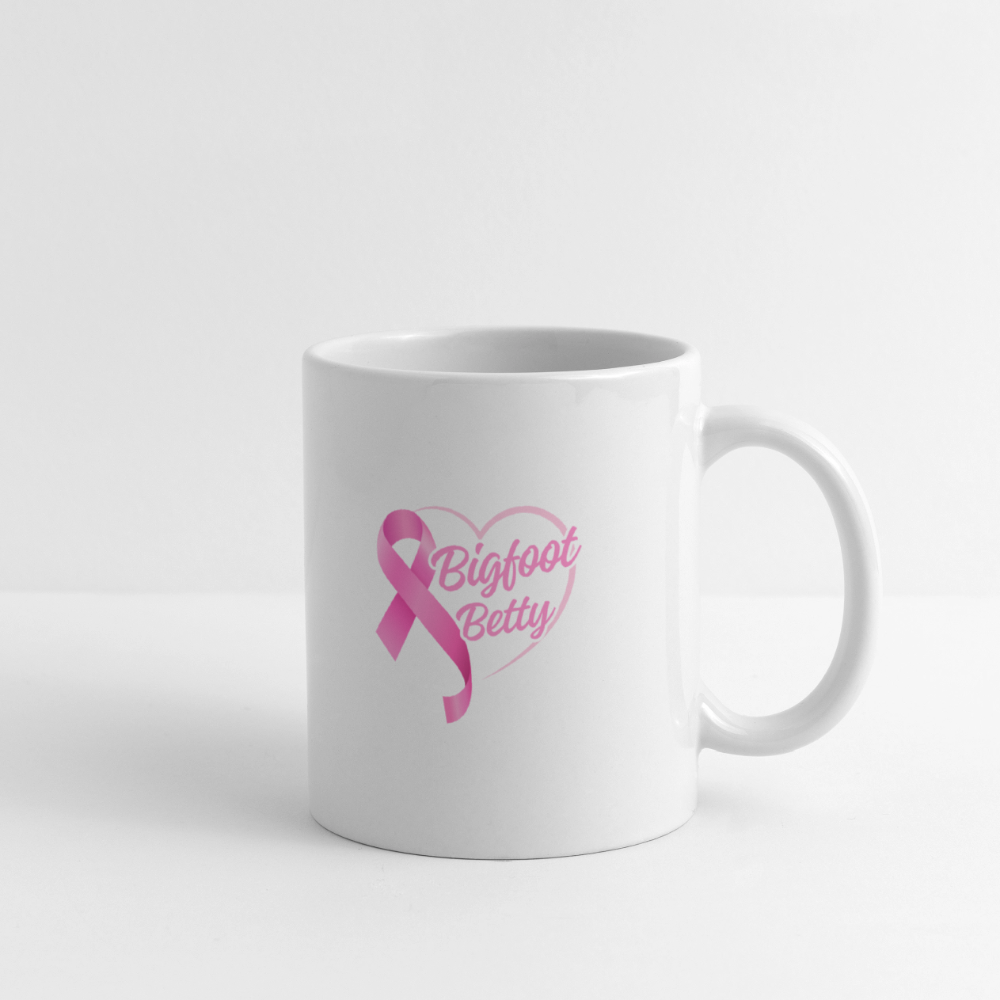 Coffee/Tea Mug - BFB Pink Ribbon - white