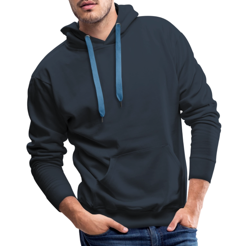 Men’s Premium Hoodie - Where Myth Meets Mission (RETRO) - navy