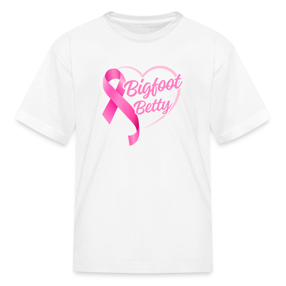 Kids' T-Shirt - BFB Pink Ribbon - white