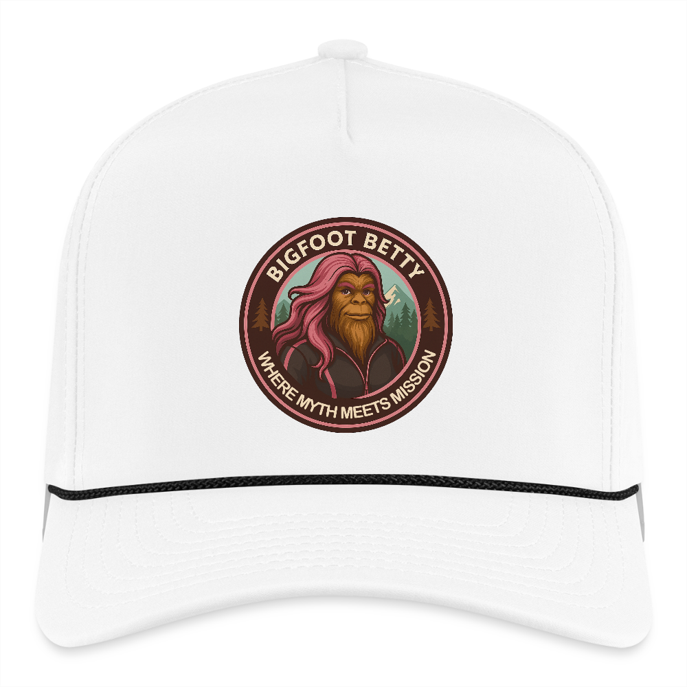 Rope Cap - Where Myth Meets Mission (RETRO) - white/black