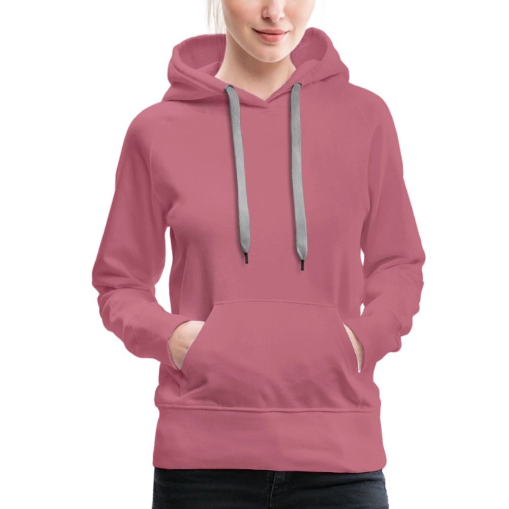 Women’s Premium Hoodie - Hope in Every Footprint (RETRO) - mauve