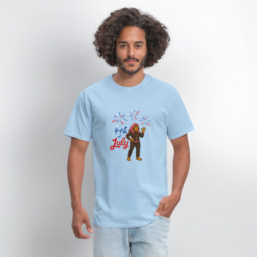 BFB July 4 - Fireworks Unisex Classic T-Shirt - powder blue