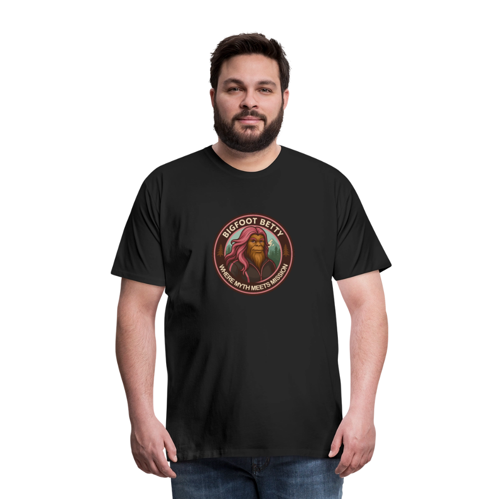 Men's Premium T-Shirt - Where Myth Meets Mission (RETRO) - black