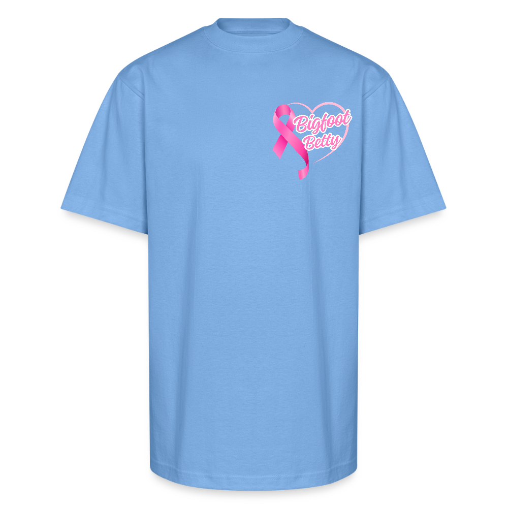 Unisex Oversized Heavyweight T-Shirt - BFB Pink Ribbon - sky blue