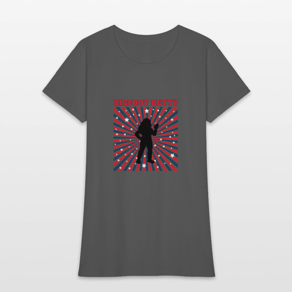 BFB July 4 - Starburst Women's T-Shirt - charcoal
