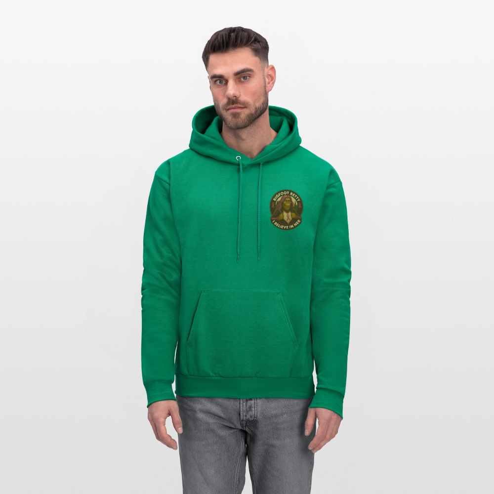 Men's Hoodie - I Believe In Her (F/B) (RETRO) - kelly green