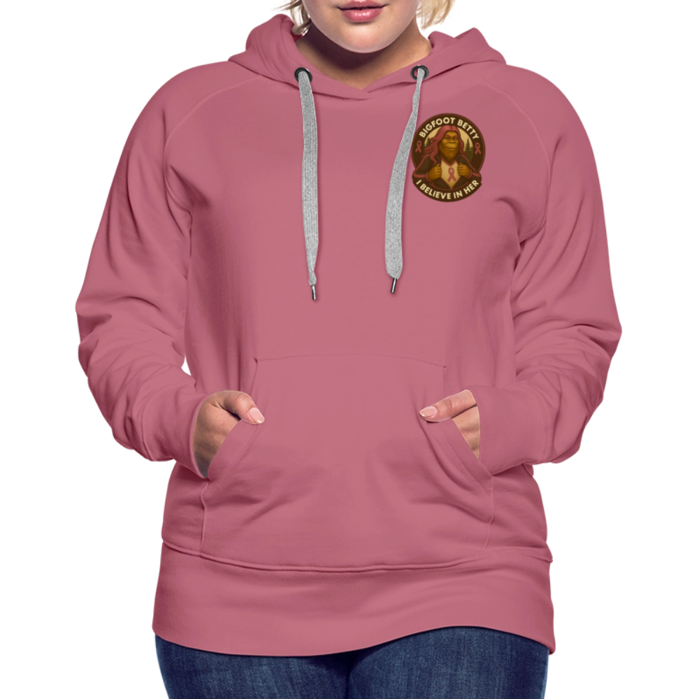 Women’s Premium Hoodie - I Believe In Her (F/B) (RETRO) - mauve