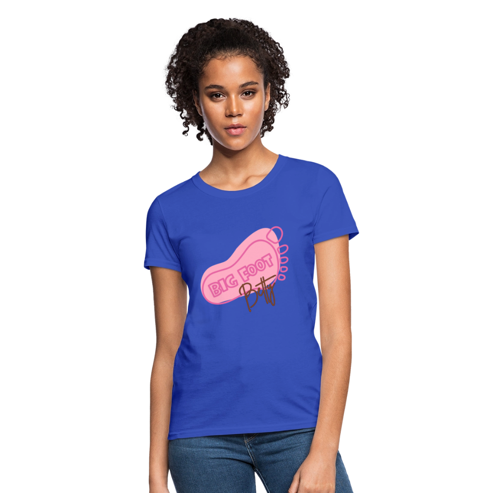 Women's T-Shirt - BFB FootPrint - royal blue