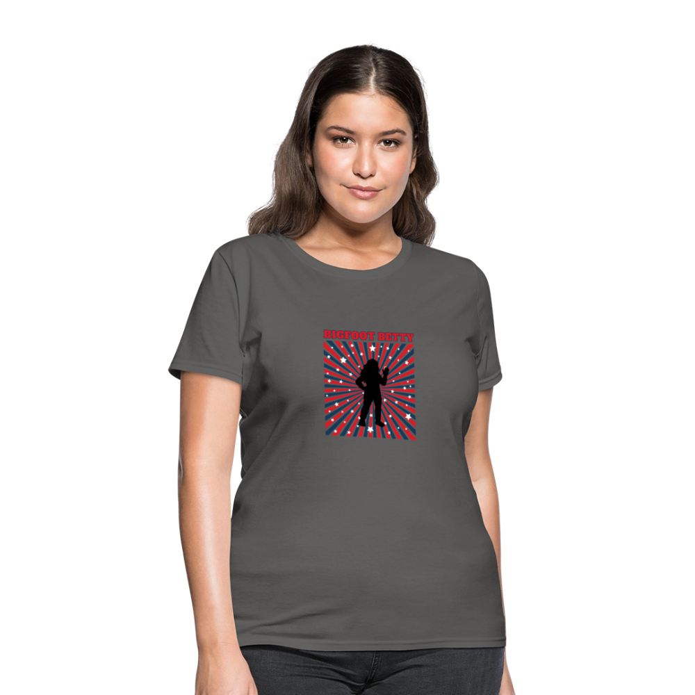 BFB July 4 - Starburst Women's T-Shirt - charcoal