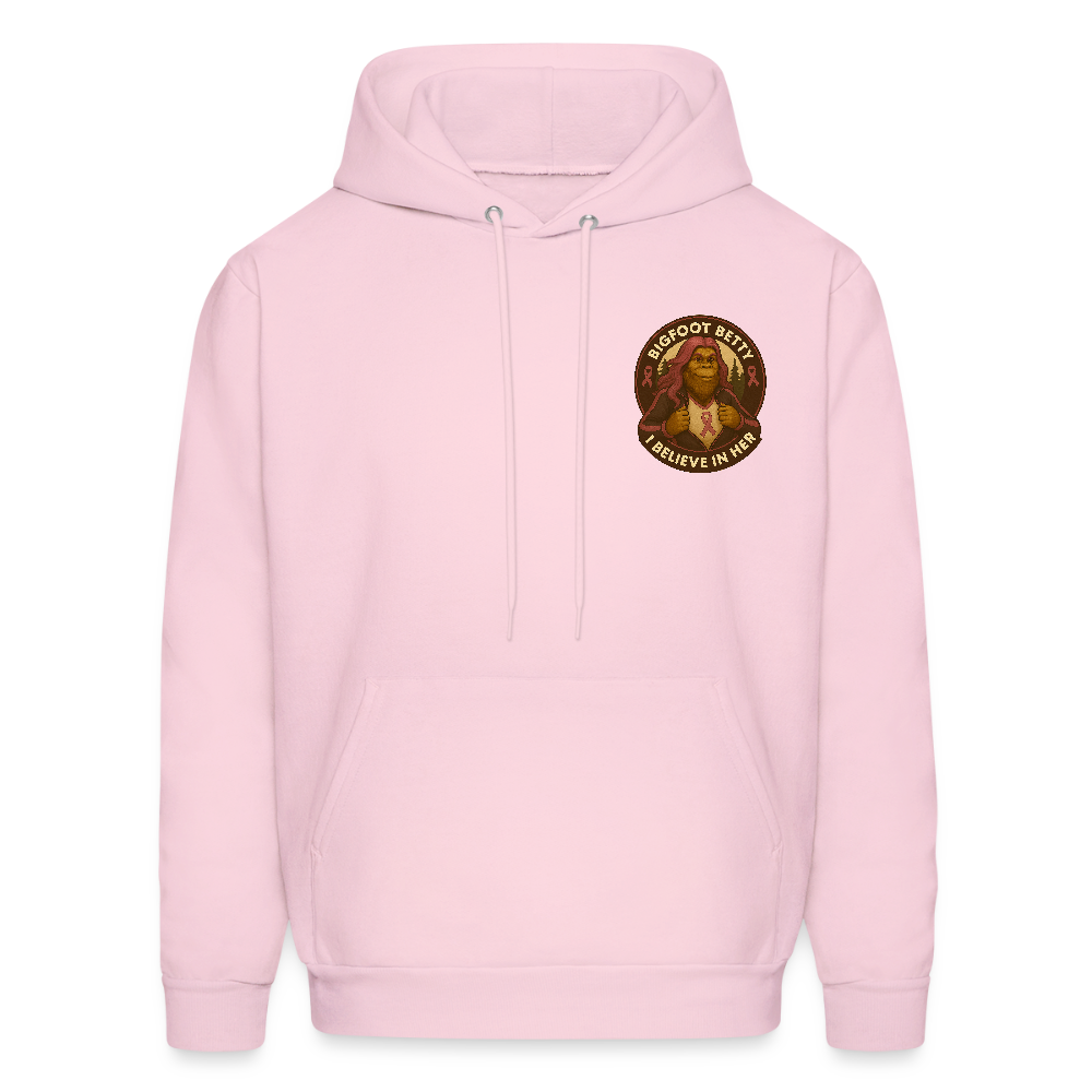 Men's Hoodie - I Believe In Her (F/B) (RETRO) - pale pink