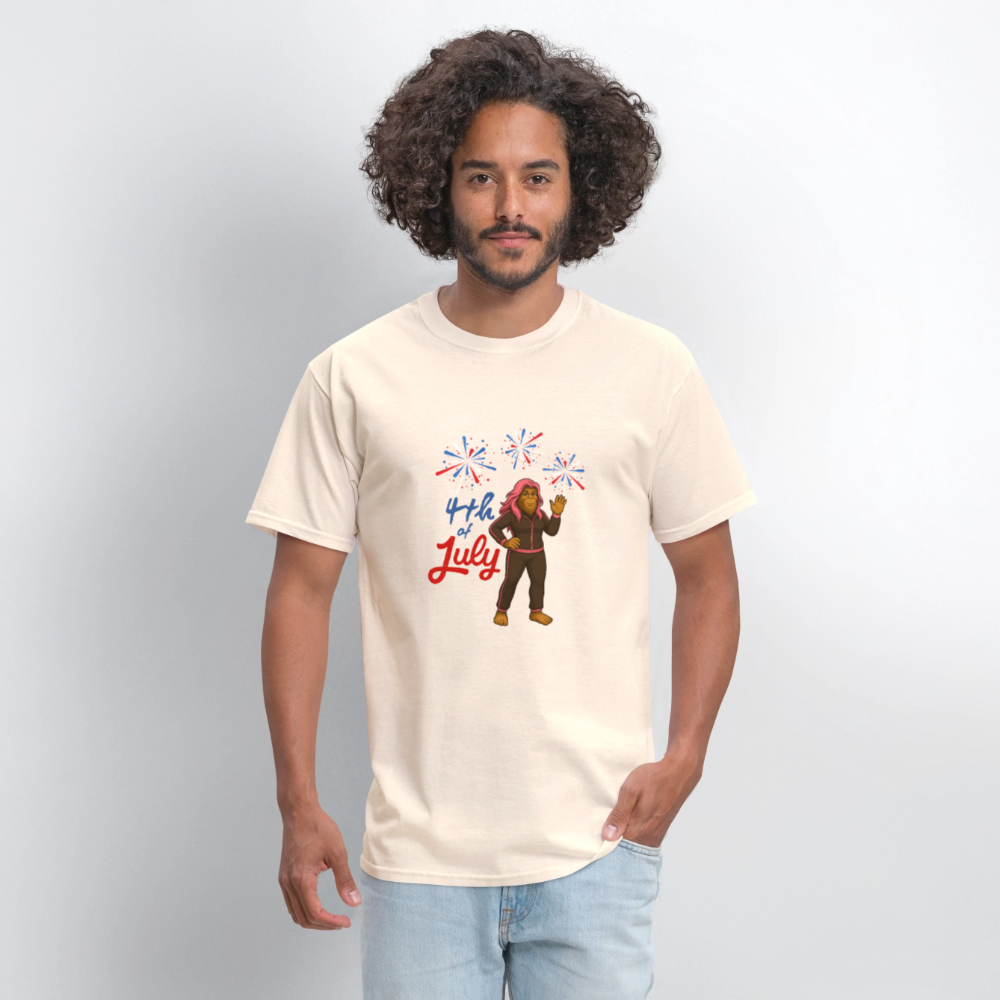 BFB July 4 - Fireworks Unisex Classic T-Shirt - natural