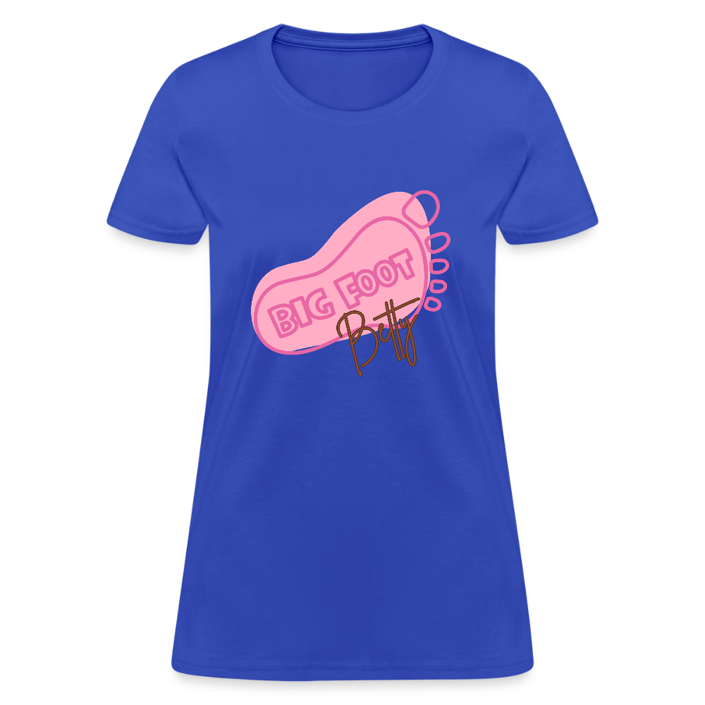 Women's T-Shirt - BFB FootPrint - royal blue