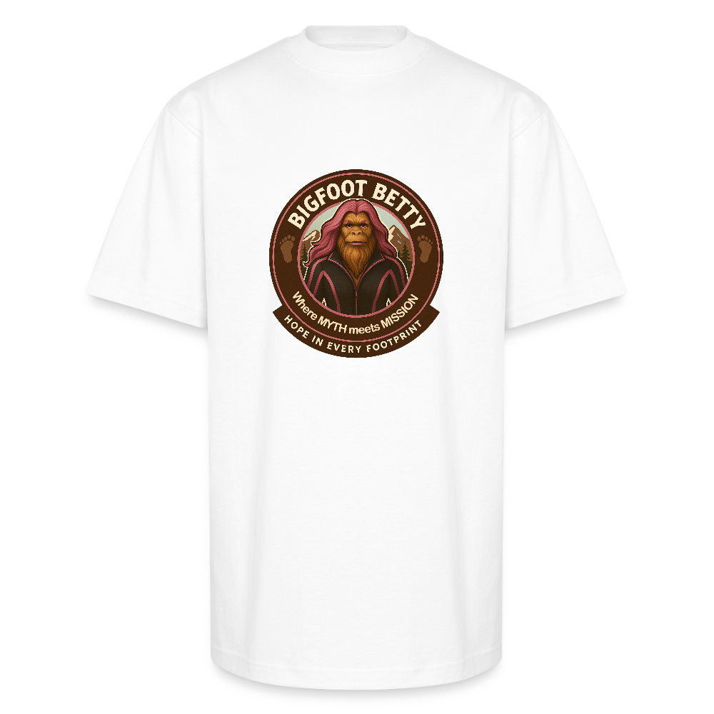 Unisex Oversized Heavyweight T-Shirt - Hope in Every Footprint (RETRO) - white