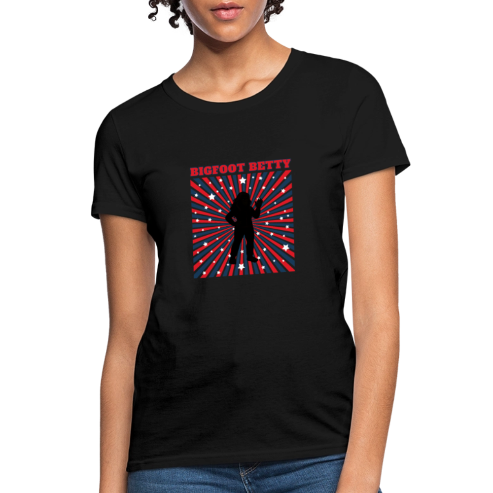 BFB July 4 - Starburst Women's T-Shirt - black