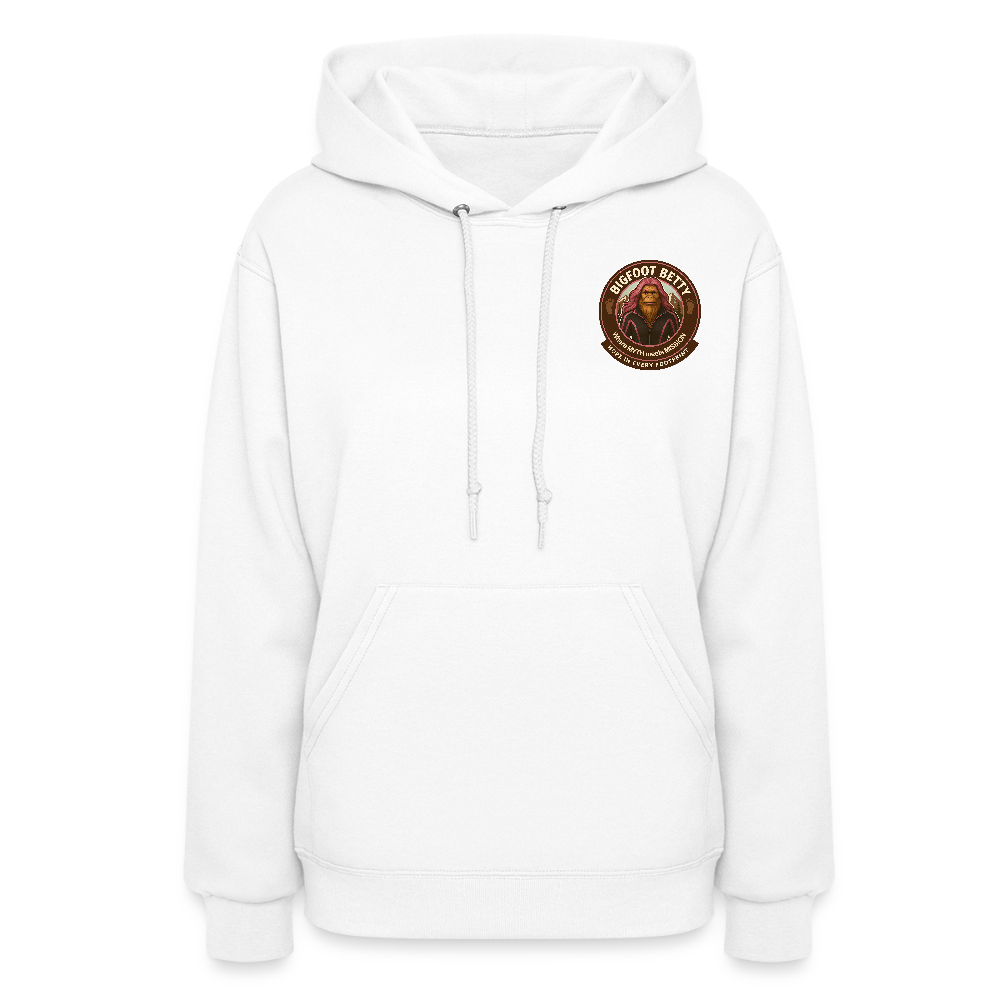 Women's Hoodie - Hope in Every Footprint (F/B) (RETRO) - white