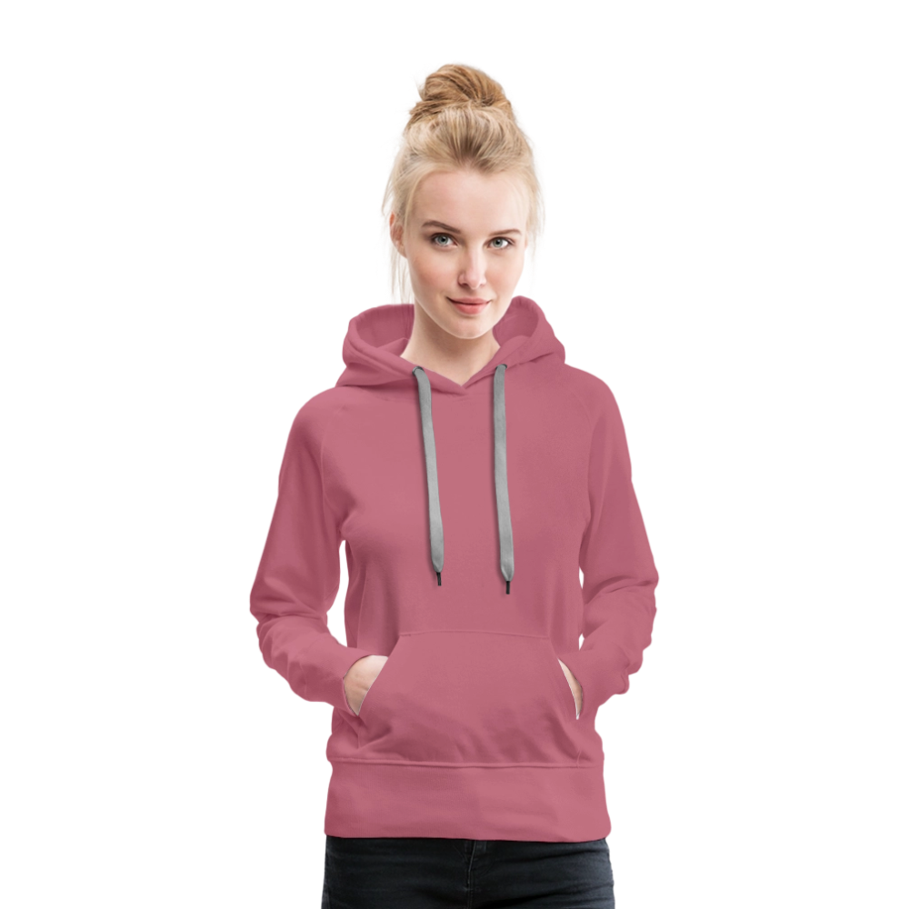 Women’s Premium Hoodie - Hope in Every Footprint (RETRO) - mauve