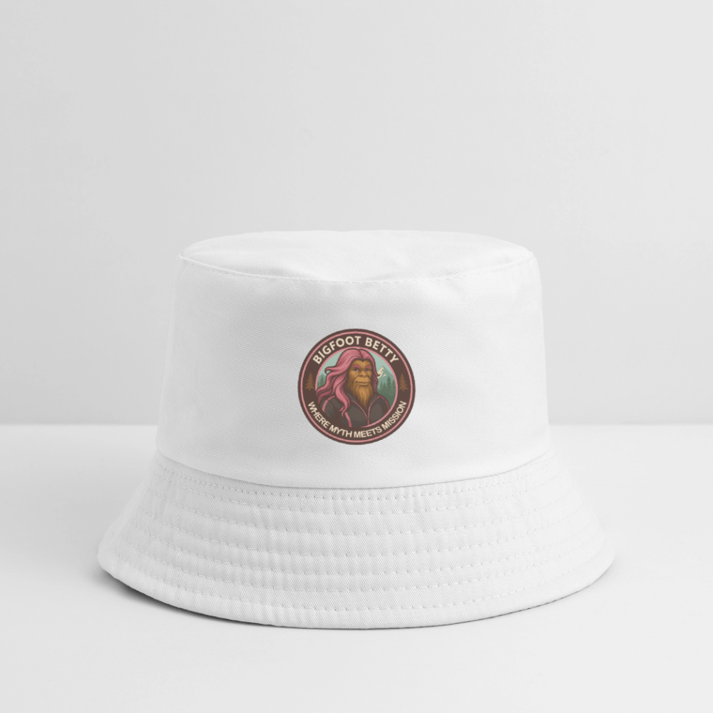 Kid's Bucket Hat - Where Myth Meets Mission (RETRO) - white