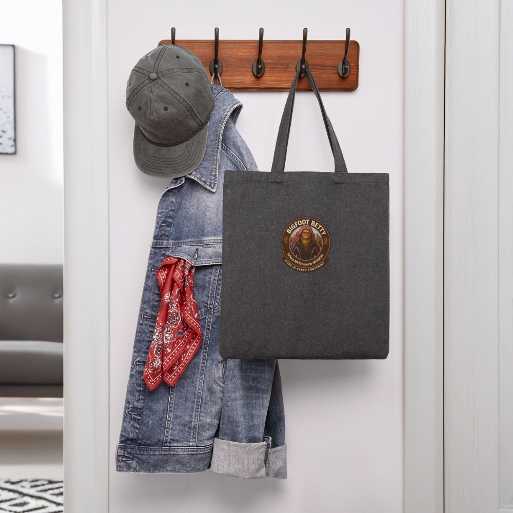 Recycled Tote Bag - Hope in Every Footprint (RETRO) - charcoal grey