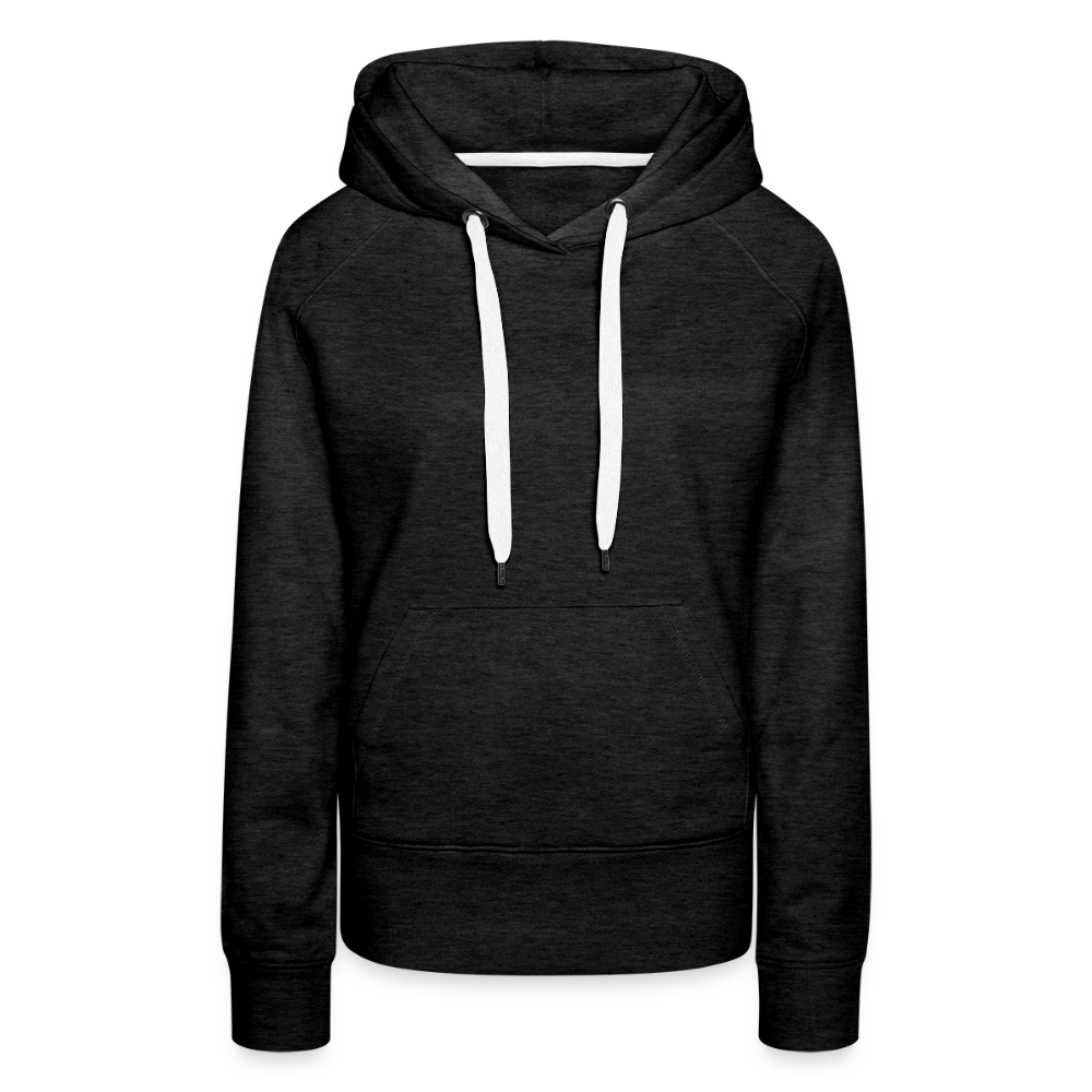Women’s Premium Hoodie - Where Myth Meets Mission (RETRO) - charcoal grey