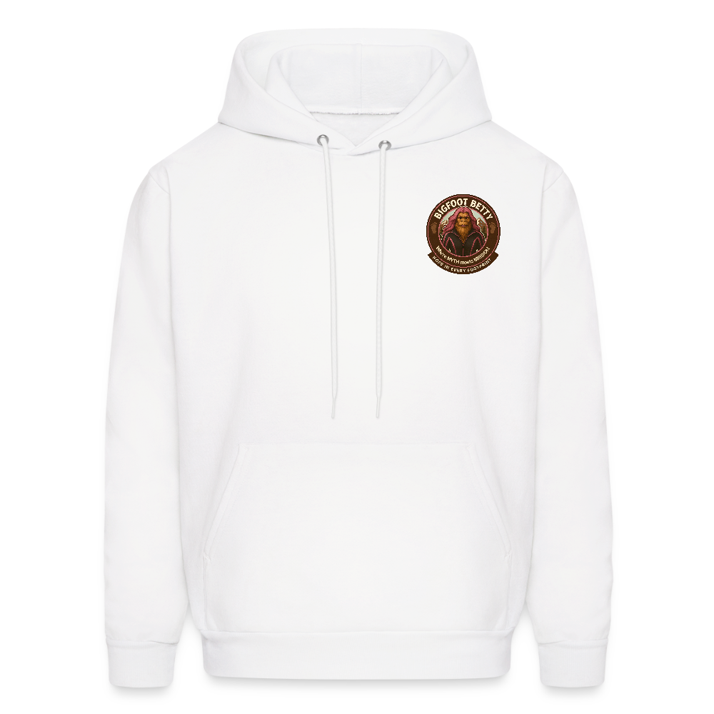 Men's Hoodie - Hope in Every Footprint (F/B) (RETRO) - white