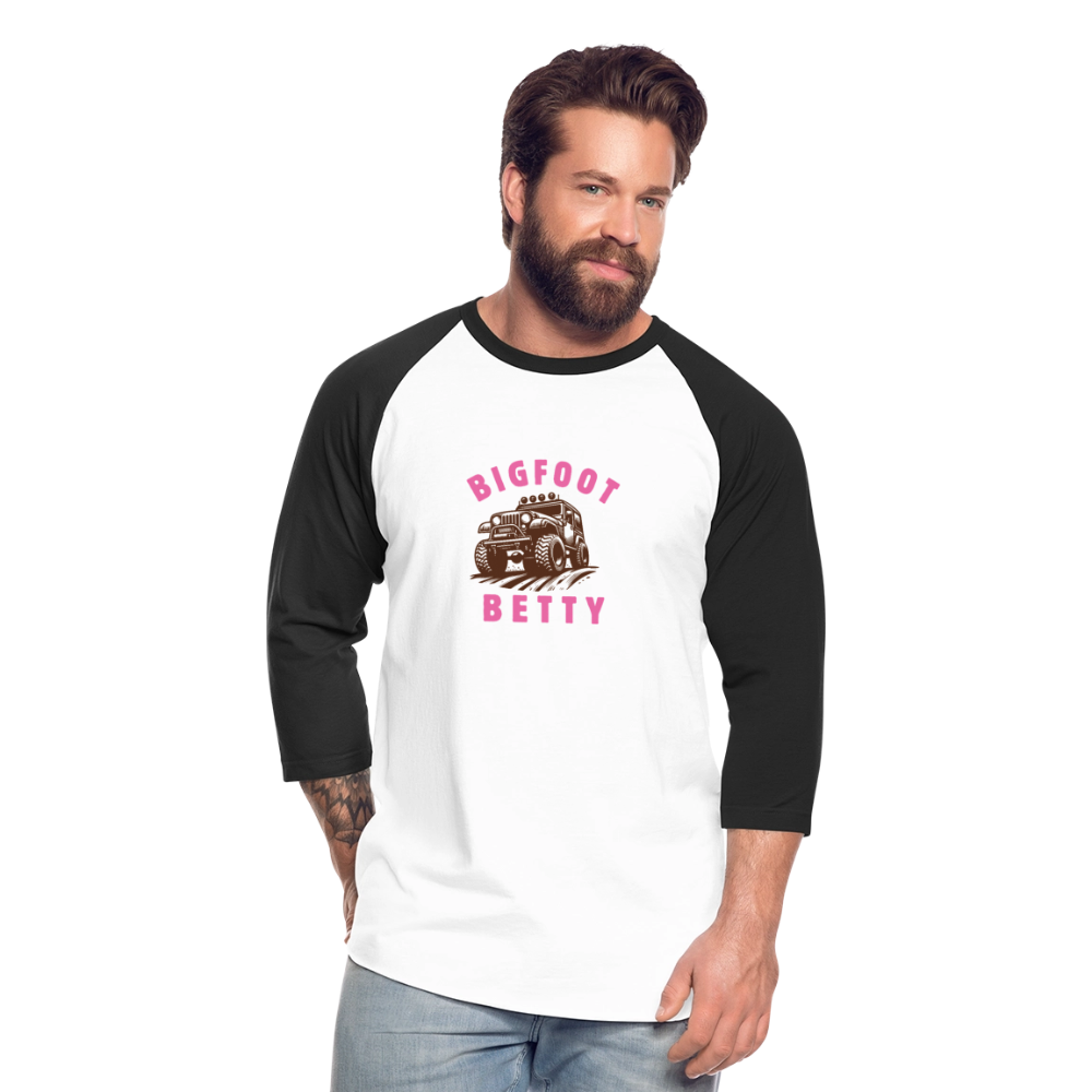 Baseball T-Shirt - BFB Jeep - white/black